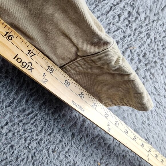 Wrangler Shirt Mens Large Tan Long Sleeve Pearl Snap Brushpopper Western *Read* - Picture 5 of 10